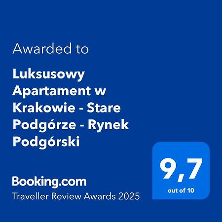 Luksusowy Apartament W Krakowie - Stare Podgorze - Rynek Podgorski Exterior foto